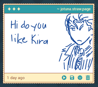 gorgonzolasan's tweet photo. WAHAAA THANKS FOR ALL THE ART ... SOB..... so cute..................... so so so cutwe.... #healedmood.... also Yes i really love kira. jotaro done Whitesnake phase for my account soon
Dont say this to Me/. https://t.co/dxMs4Y9tK6