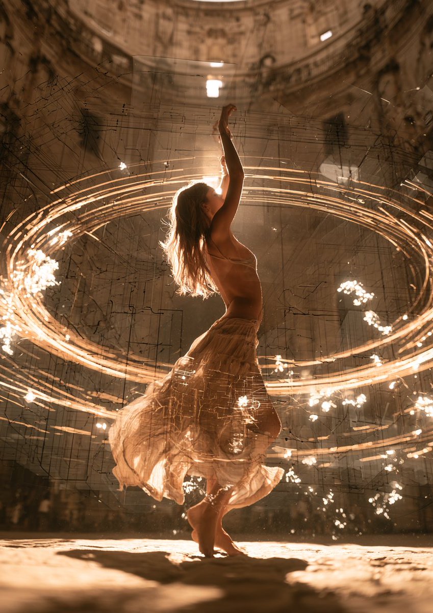 usamiko286's tweet photo. Where the Structure Holds Light
Light settles into the structures around her, tracing circles, planes, and quiet connections. She stands within them as part of the system, letting reconstruction become something spatial, warm, and lived.
#QuietReconstruction #MidnightSun https://t.co/a04N2ZCDRp