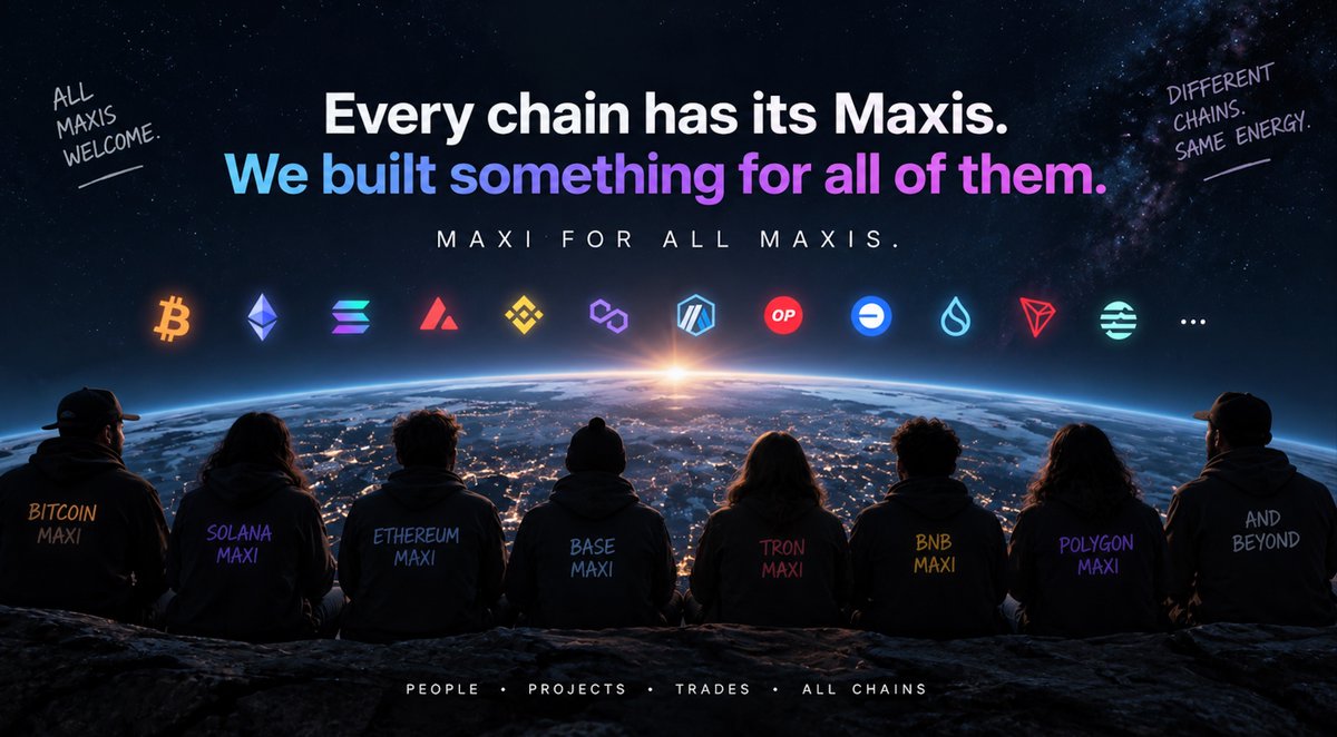 MaxiFamilyHQ's tweet photo. Every #chain has its Maxis

We built something for all of them 🦾

💎 Maxi for all Maxis 💎 https://t.co/T4OvH3mnL8