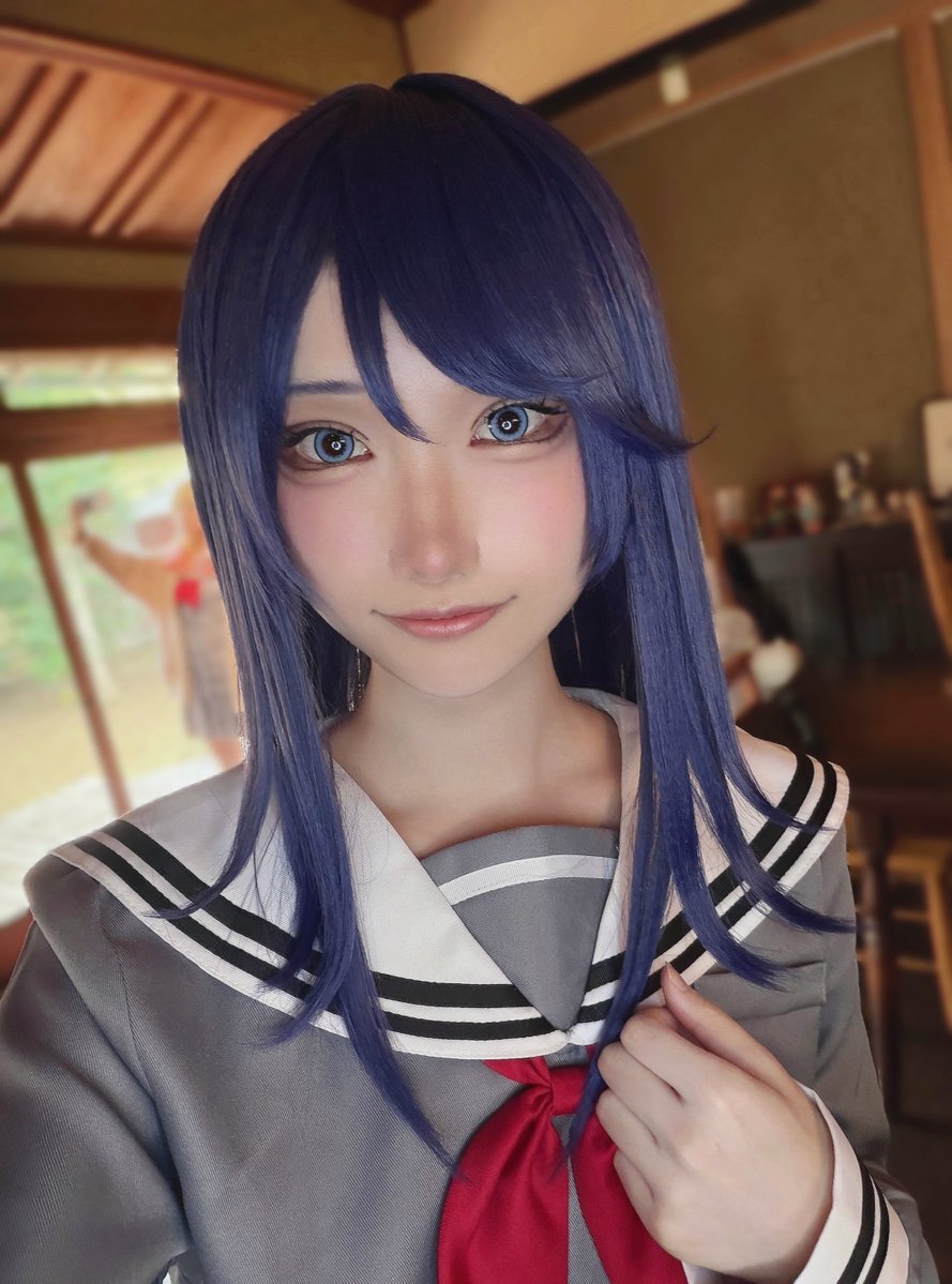 fries_suki's tweet photo. 宮女併せ初出し🎸でいました！
昼食タイムで、みんなキャラに合った物やお弁当食べててホントにカワイイ空間だった~🥰🥰💖
#宮女子会0906 
#prsk_cos https://t.co/pomSyTZqr4