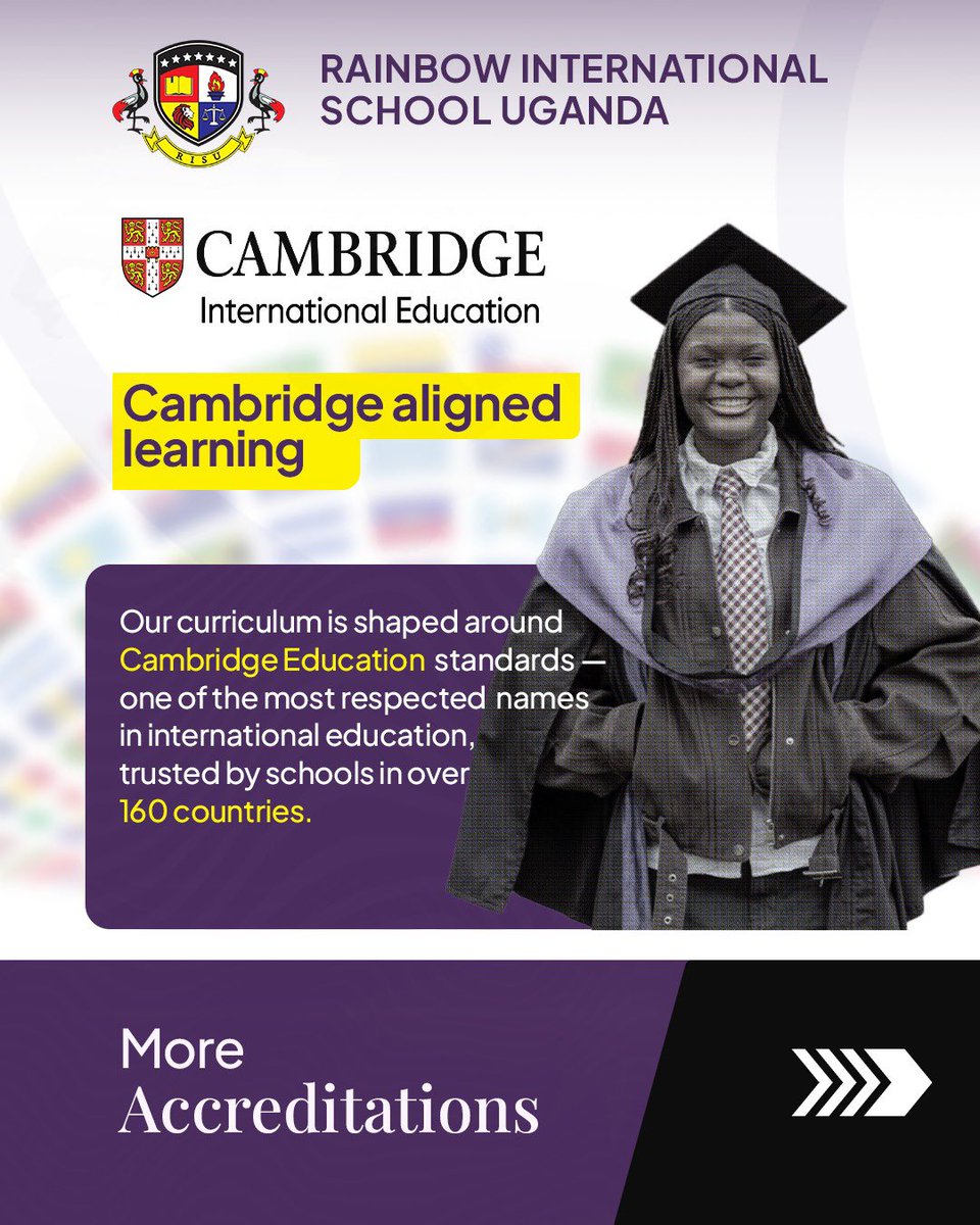 RadioWallaUg's tweet photo. Because your child deserves a qualification that opens doors worldwide. @Rainbowkampala the aligned learning ensures internationally benchmarked standards, global university pathways, and future-ready skills.

#RainBowInternationalSchool #RadioWalla https://t.co/VsimeICgZi