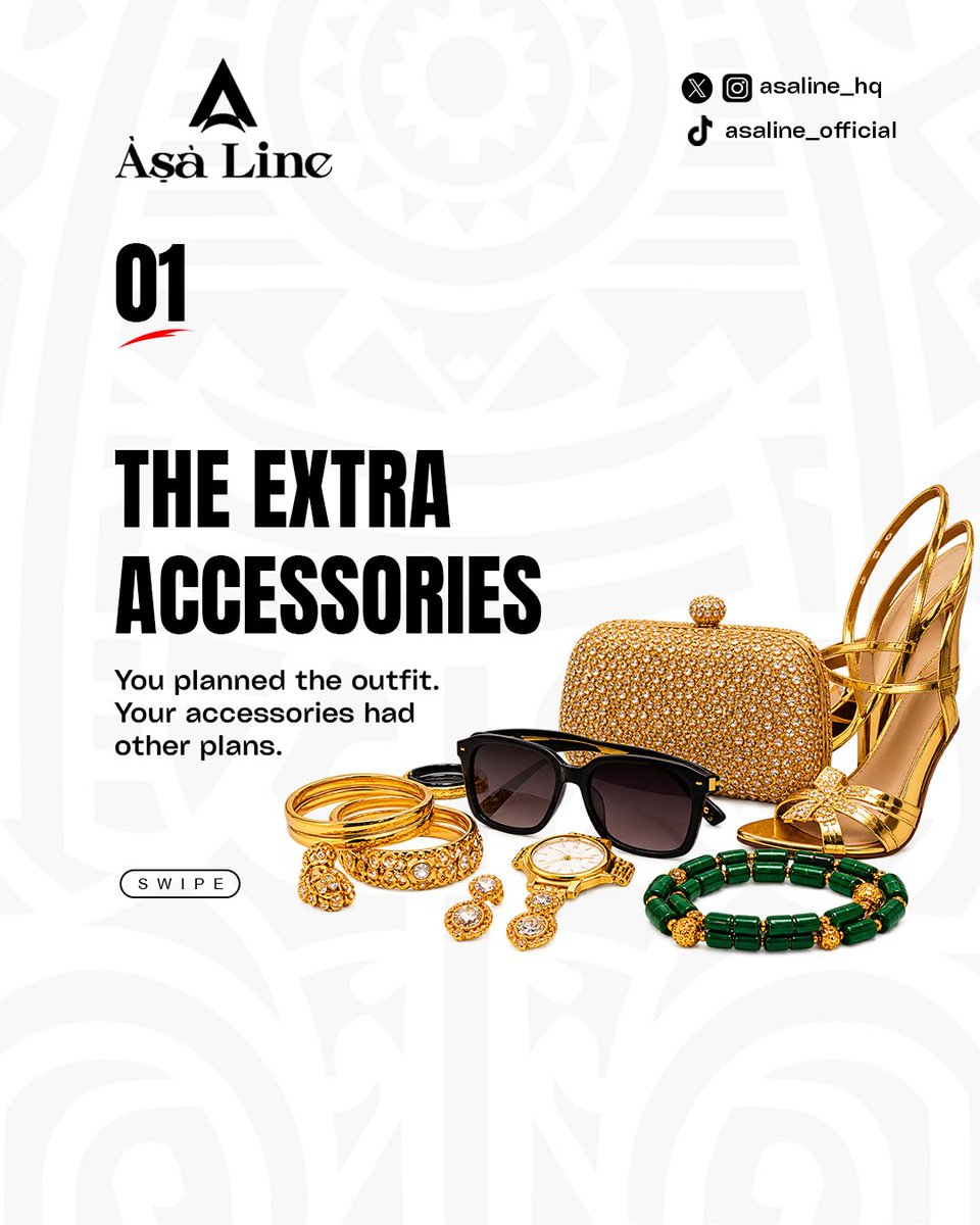 AsalineFashion's tweet photo. If you know, you know. 😂
From last-minute tailoring to aunties inspecting your entire outfit, Nigerian fashion comes with moments we all recognise. 😅
What did we miss? 👀 Drop your Number 6 below. 👇🏾
#ASALine #LivingOutHeritage #NigerianFashion #AfricanFashion https://t.co/7qM7ak621e