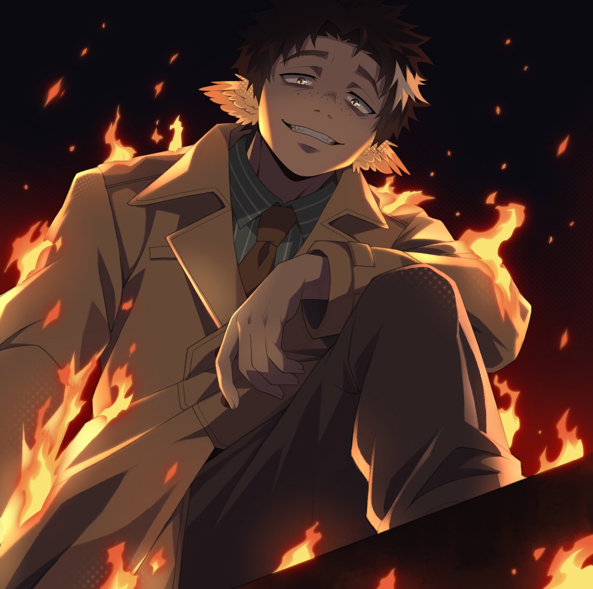 paxerle's tweet photo. There is weakness 
in everyone’s heart 🔥

#BlueExorcist | #Aoex | #SaburotaTodo https://t.co/R2MEUF9j2H