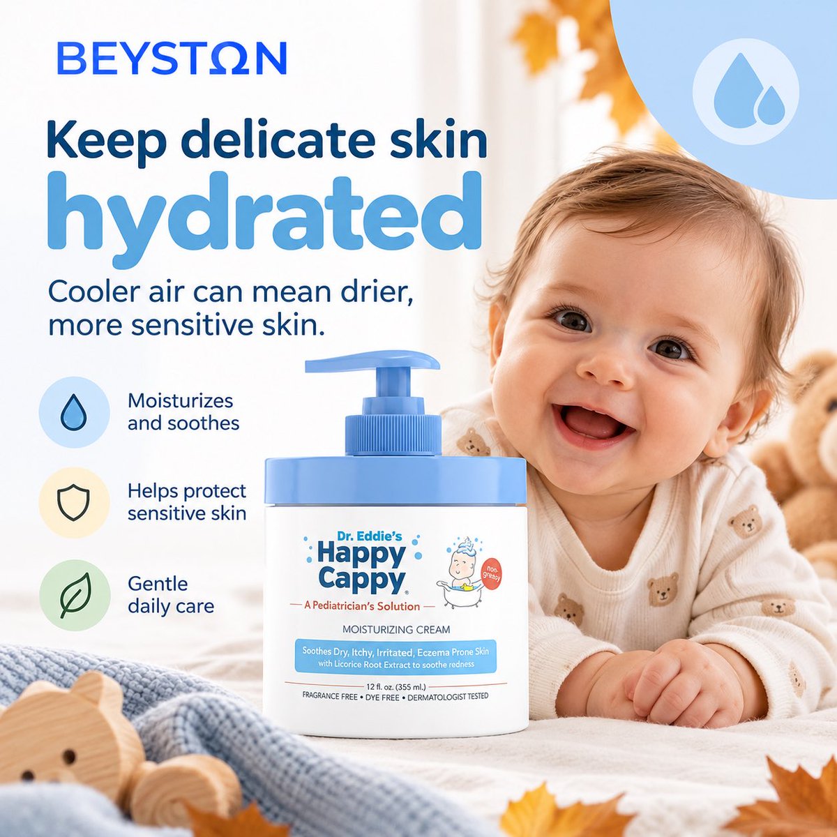beystoncom's tweet photo. 🍂 Autumn is here — is your little one ready?

As the weather changes, a few gentle-care essentials can make all the difference. 💙 Keep baby skin moisturized, don’t forget SPF, choose gentle bath care, and keep nasal-care essentials close for stuffy-nose days.

#Babycare  #Baby https://t.co/dkVhusjwSW