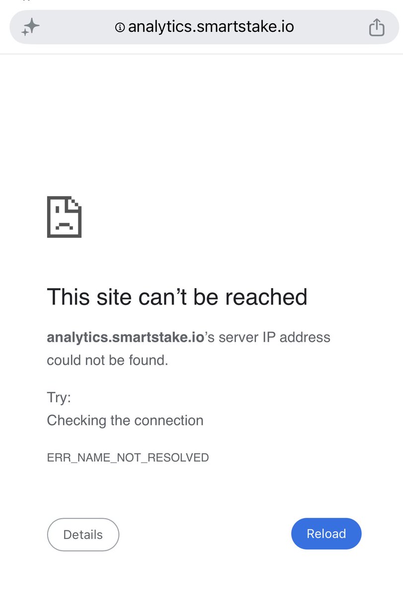 mmaa_21k's tweet photo. @SmartStake @phoenix_dir @Onome_defi Same problem. Even when I go to the homepage https://t.co/uz3arP9tbt then select Analytics from the menu then Terra, I end up with the same problem. https://t.co/WmoREuaq25