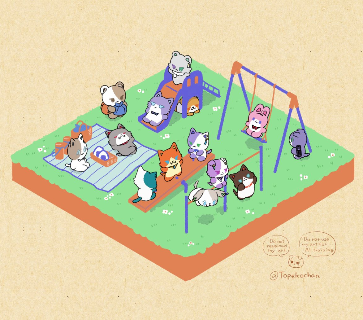 Topekochan's tweet photo. 捏造たうん公園 https://t.co/Ooq7ZPVetp