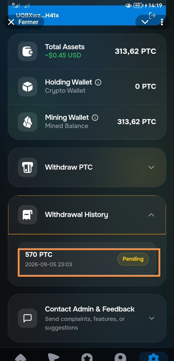 Christiano2658's tweet photo. @ptcminer You Are A True Scammer https://t.co/yw5juGI0Ps