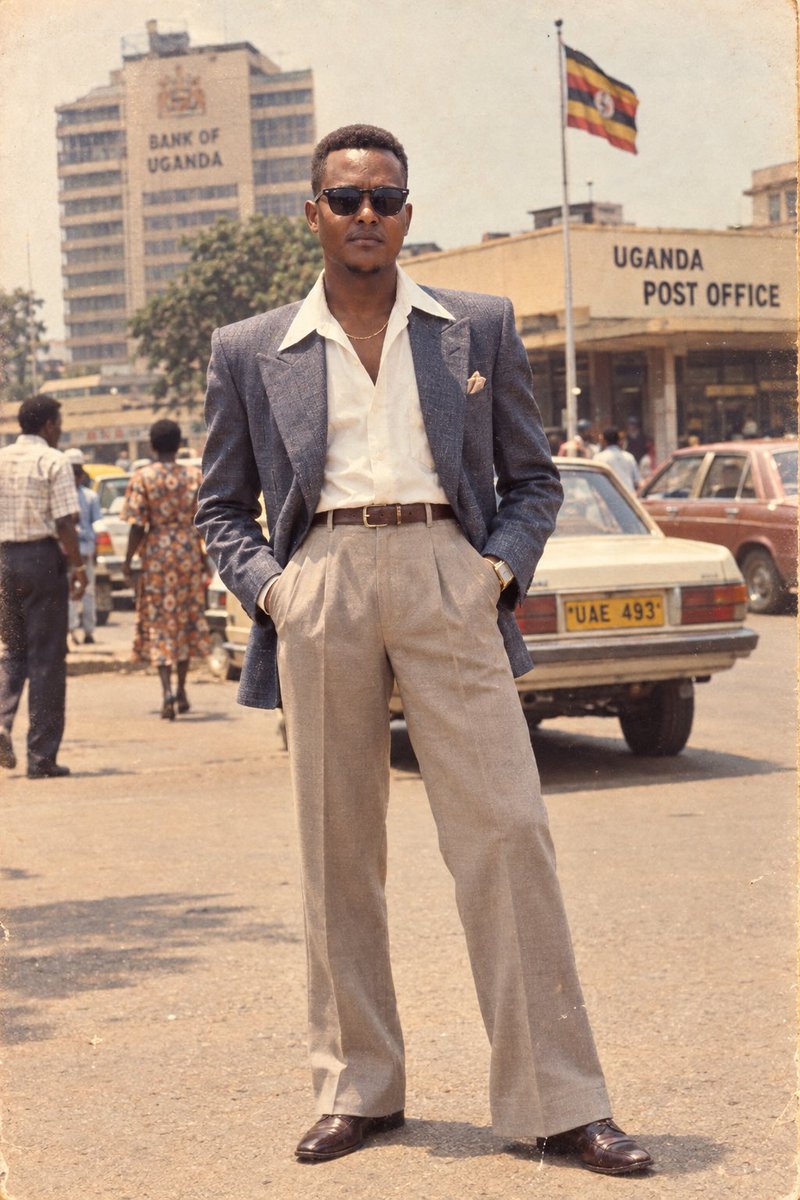 CanaryMugume's tweet photo. 1980 stylish news anchor 
Re-imagined with Ai. https://t.co/8PYEaawdRi