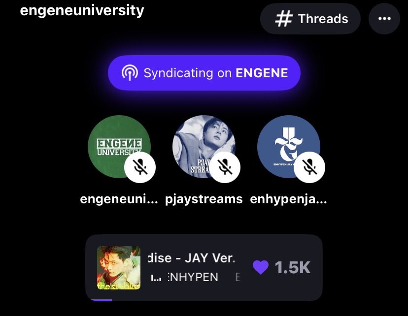 PJAY_STREAMS's tweet photo. 📢 NOW ON AIR

With @en_univ and @jayland_global for Bloody Paradise (JAY Ver.). Join us engenes!💃❤️‍🔥

⏰: SEPT 8, 8:00PM to 12AM KST
🔗: https://t.co/PeAM3QzIQp https://t.co/cEBRiDDqjy