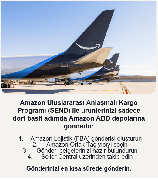 1ertugrulyilmaz's tweet photo. Türk e-ihracat camiasına muazzam bir haberim var!

Amazon SEND özelliği 5 Eylül itibarıyla resmi olarak Türkiye’de kullanıma açıldı

Artık Türkiye'deki ürünlerinizi Amazon ABD depolarına doğrudan Seller Central entegrasyonuyla, uçtan uca entegre bir sistemle gönderebilirsiniz. https://t.co/B6wNk0VKOW