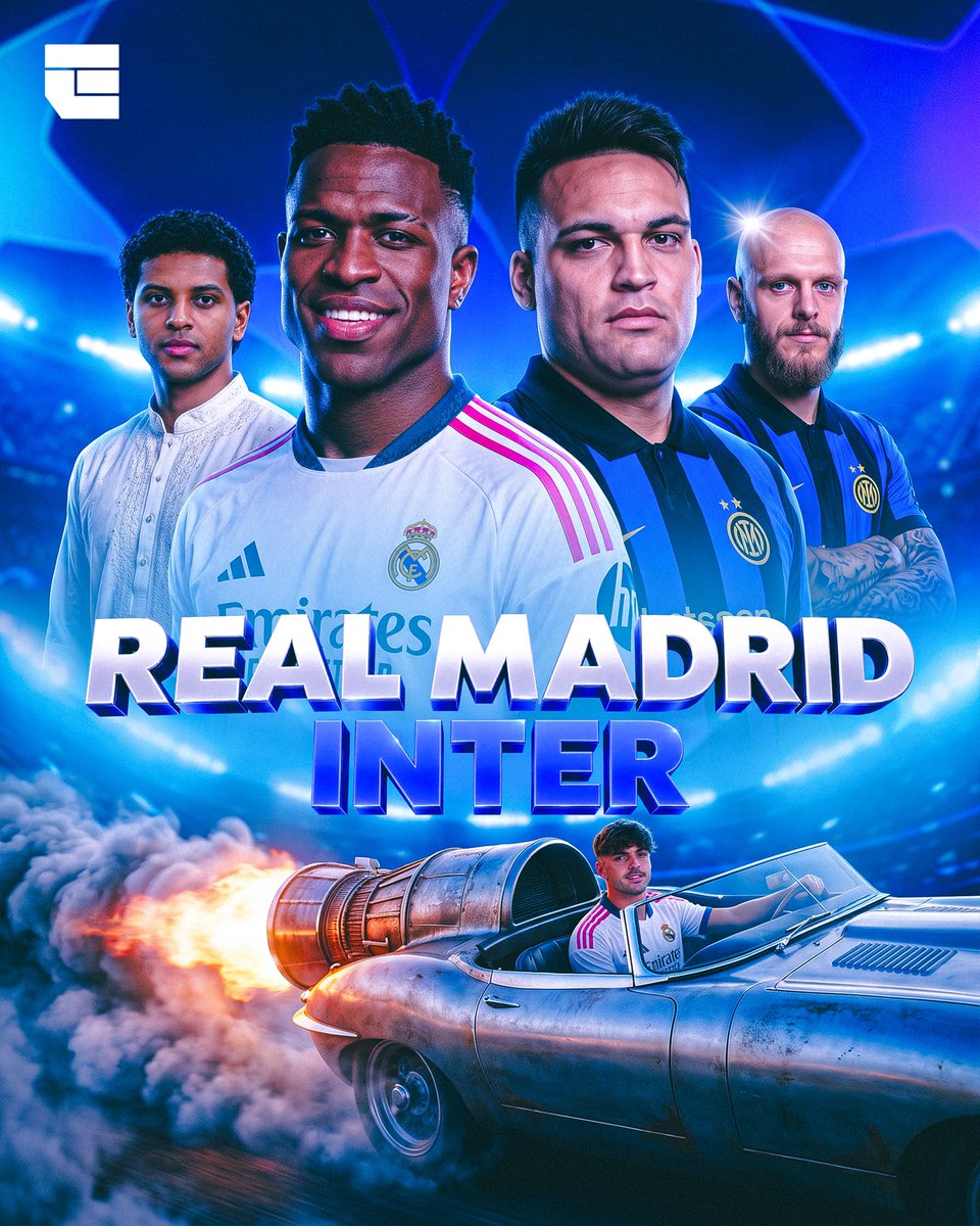 enbajafutbol's tweet photo. 🤩🏆 ¡HOY TENEMOS PARTIDAZO DE CHAMPIONS LEAGUE!

⚔️ El Inter visita el Bernabéu por la fecha 1 https://t.co/W1mFuJb8H5