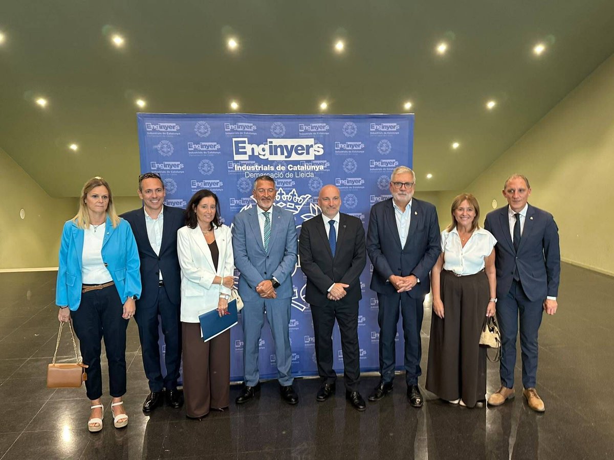 DiputacioLleida's tweet photo. 📢75è aniversari de la Demarcació de Lleida del Col·legi d’Enginyers Industrials de Catalunya
La vicepresidenta Rosa Pujol els va acompanyar✅
#laforçadelsmunicipis https://t.co/yLbEx2uB2l