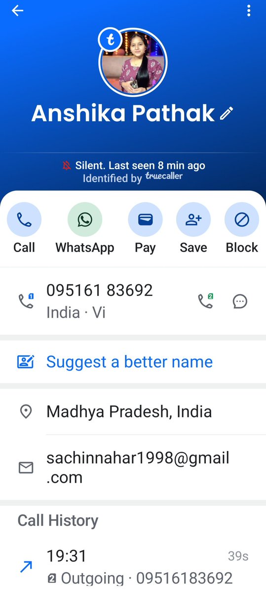 vishwajains's tweet photo. @Cyberdost @DCP_IFSO @DCP_SHAHDARA मो.न./व्हाट्सएप न. 9516183692 (ट्रू कॉलर नाम अंशिका पाठक) द्वारा इसी मो.न. की सेंट्रल बैंक की UPI 9516183692@centralbank  (सचिंद्र जैन) की आईडी से 15000 रुपए की राशि 7 सितंबर 2026 को सांय 7.16 बजे (UPI  314156867103) फ्राड करके ट्रांसफर कराई गई है।

साइबर क्राइम में शिकायत न. 30809260080344 पंजीकृत किया लेकिन अभी तक कार्यवाही की कोई सूचना नहीं?
 
@HDFC_Bank बैंक ने केस न. 118541898 पंजीकृत कर 29 अक्टूबर 2026 तक कार्यवाही का मेसेज किया?

फ्रॉड करने वाले का मो. नम्बर, व्हाट्सएप नम्बर और UPI नंबर उपलब्ध है, तो उसे गिरफ्तार करने में देरी क्यों?
@CPDelhi @DelhiPolice 
@HDFCBank_Cares 
@centralbank_in 
@CrimeBranchDP