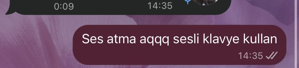 edushderler's tweet photo. Ses kaydına fobim var https://t.co/zeOZinu4bX