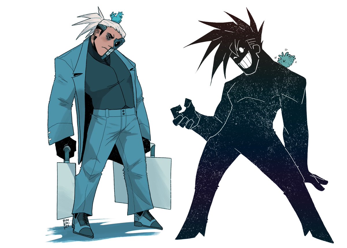 renny__rose's tweet photo. LRs a bit more stylized... from before we knewd #Trigun https://t.co/JTFv0zqm9N