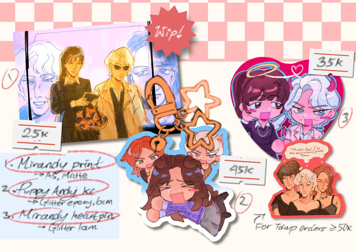 ghostheatherr's tweet photo. helloo i'm opening batch 1 for my #cf23 pre orderss!! rts and likes would be v appreciated^^  

details: accepting pos from 8 - 14 sep, table booth TBA, picks up at both days, more below! 
fandoms: tdwp (the devil wears prada, f1, wicked, olivia rodrigo, chappell roan https://t.co/aLSvIyhhUU