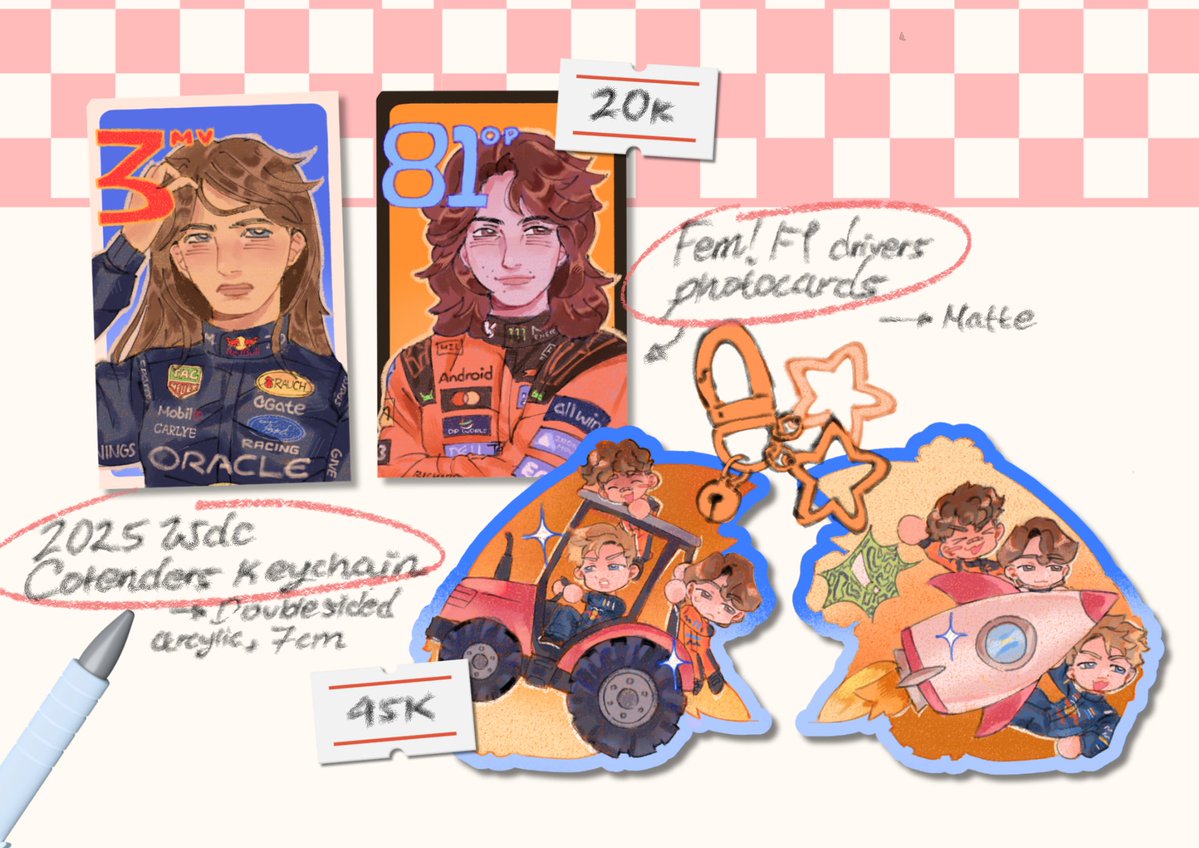ghostheatherr's tweet photo. helloo i'm opening batch 1 for my #cf23 pre orderss!! rts and likes would be v appreciated^^  

details: accepting pos from 8 - 14 sep, table booth TBA, picks up at both days, more below! 
fandoms: tdwp (the devil wears prada, f1, wicked, olivia rodrigo, chappell roan https://t.co/aLSvIyhhUU