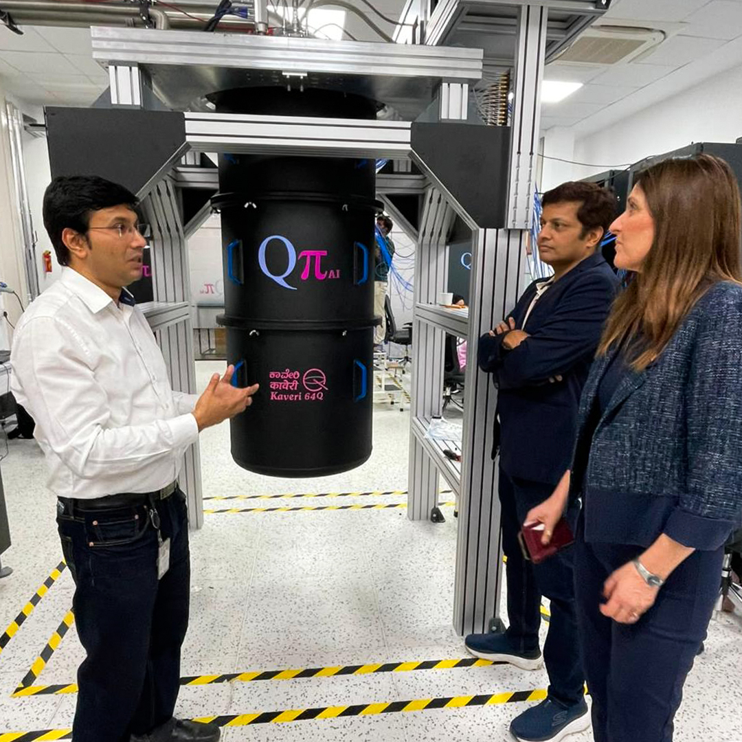 qpiai's tweet photo. We were pleased to welcome Mariana L. N., U.S. Consul General, to the QpiAI facility for an insightful interaction around the growing potential of quantum technology and the opportunities for deeper India–US collaboration.

During the visit, Mariana L.N explored our quantum computing facility and engaged with our CEO, Dr. Nagendra Nagaraja, along with our quantum scientists and technology teams.

The discussions highlighted the growing momentum around quantum technology and the importance of strengthening collaboration between India and the United States to accelerate innovation, knowledge exchange, and opportunities in this emerging field.

We look forward to building stronger partnerships and contributing to the advancement of the global quantum ecosystem.

#QpiAI #QuantumComputing #QuantumTechnology #IndiaUS #Innovation #DeepTech