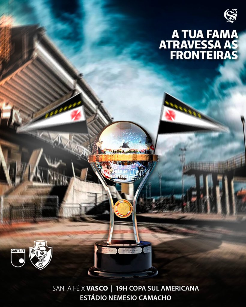 gdavg_'s tweet photo. DIA DE VASCO! 

Hoje o Vasco entra em campo na Colombia em busca de um triunfo pela Copa Sul Americana. VAMOS MEU VASCO!

Guerreiros do Almirante, a Barra do Vasco desde 2006. https://t.co/lftSBVl5gf