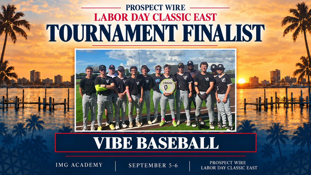 ProspectWire's tweet photo. 2026 Labor Day Classic East
September 5-7 / IMG Academy
Upperclass Division
#PWBaseball👷🌴 https://t.co/OAxoaqL6OQ