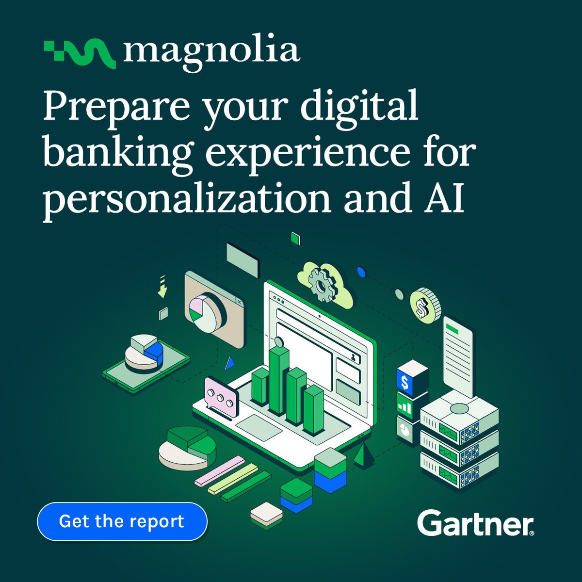 magnolia_cms's tweet photo. Want customers to trust your AI tools? 🤝 

Gartner® research states that "when customers say their bank personalizes their engagement extremely well, they are about five times more willing to use GenAI tools."

Download the complimentary Gartner® report. https://t.co/xmE2VkFYZc