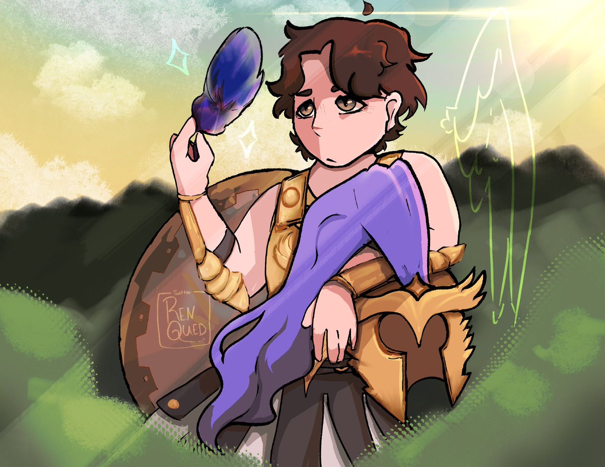RenQued's tweet photo. i'm finally continuing to draw every #pantheonSMP character, yay! https://t.co/jDy5KGQQ61