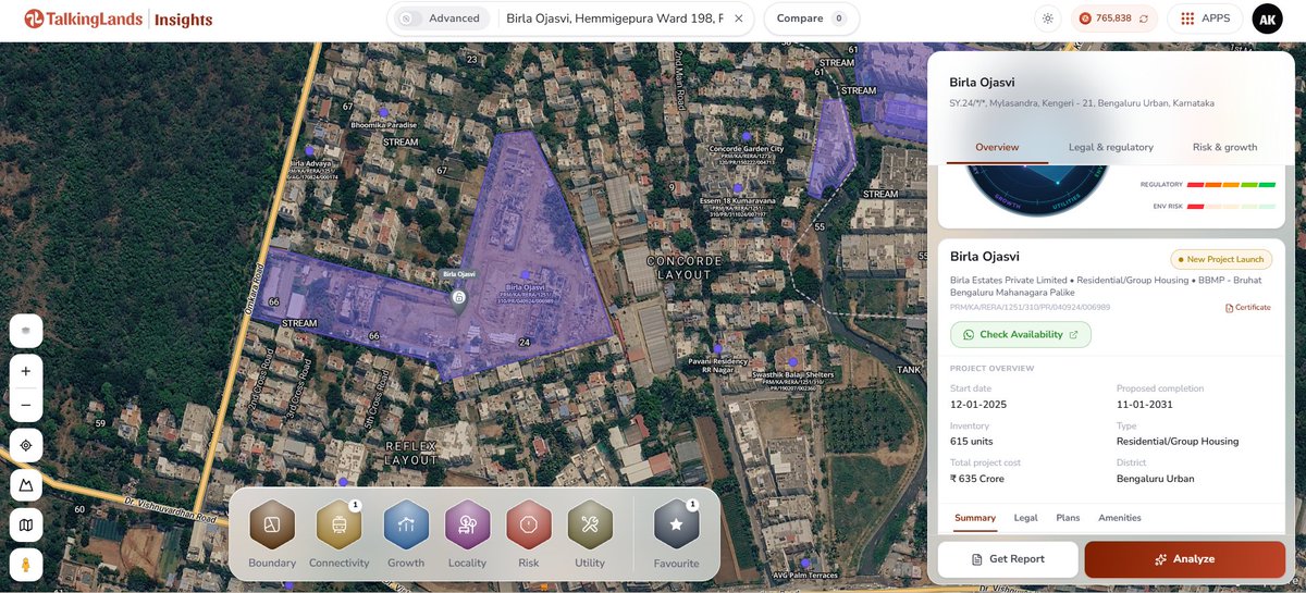 TalkingLands's tweet photo. 🏙️ Birla Ojasvi, Kengeri
615 units · New launch · RERA-registered · Handover by 2031.
🚗 Located on the Mysuru Road–Kengeri belt with NICE Road connectivity.
See exact boundaries + connectivity:
https://t.co/vWLsCMmufV
#Bengaluru #Kengeri #RealEstate #BirlaEstates #TalkingLands https://t.co/fKnKhLhGiS