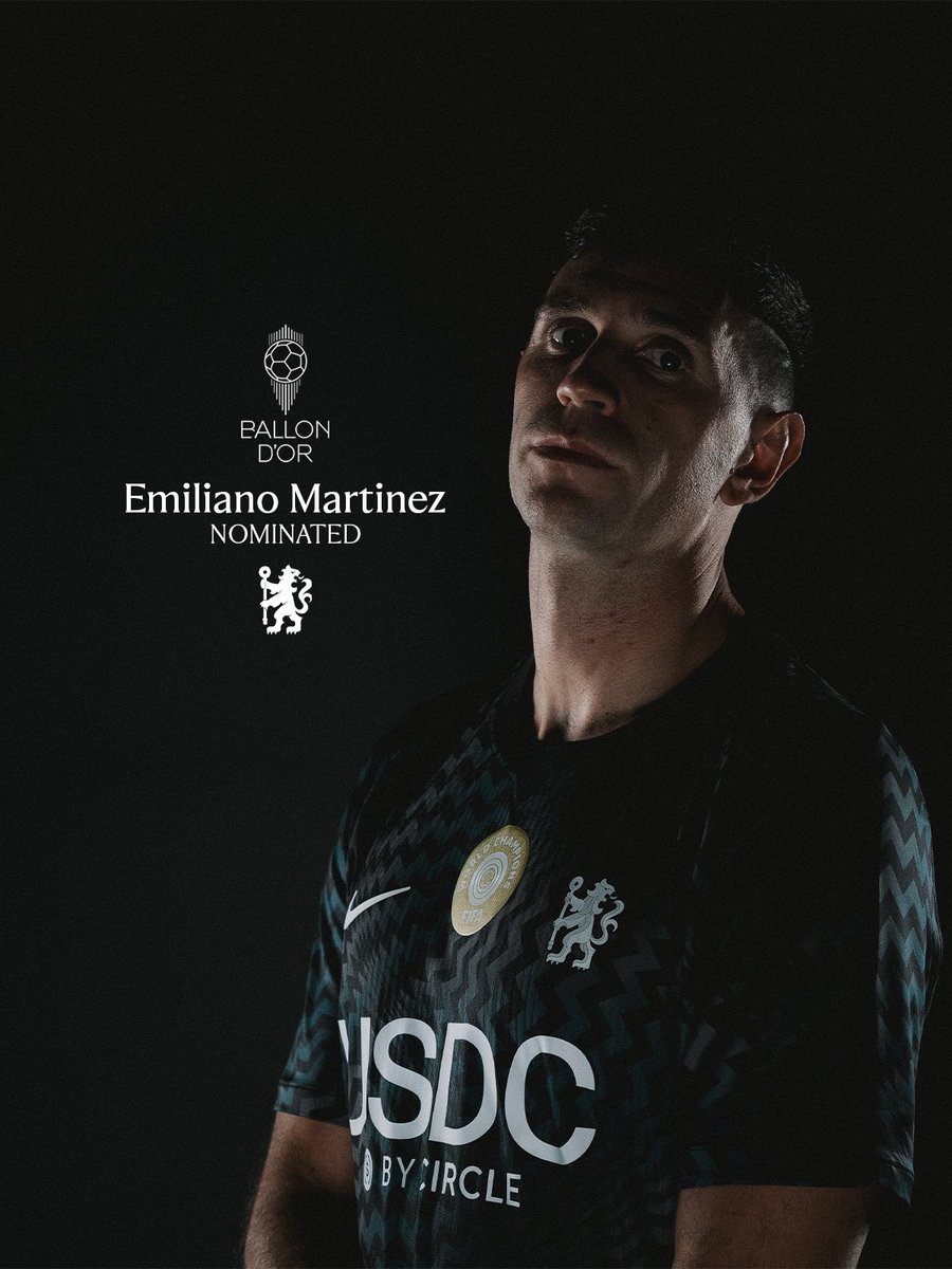 ChelseaFC_Sp's tweet photo. Emiliano Martínez ha sido nominado para el Balón de Oro al Mejor Portero del Año. 💙🙌 https://t.co/C9VMP0QdTR