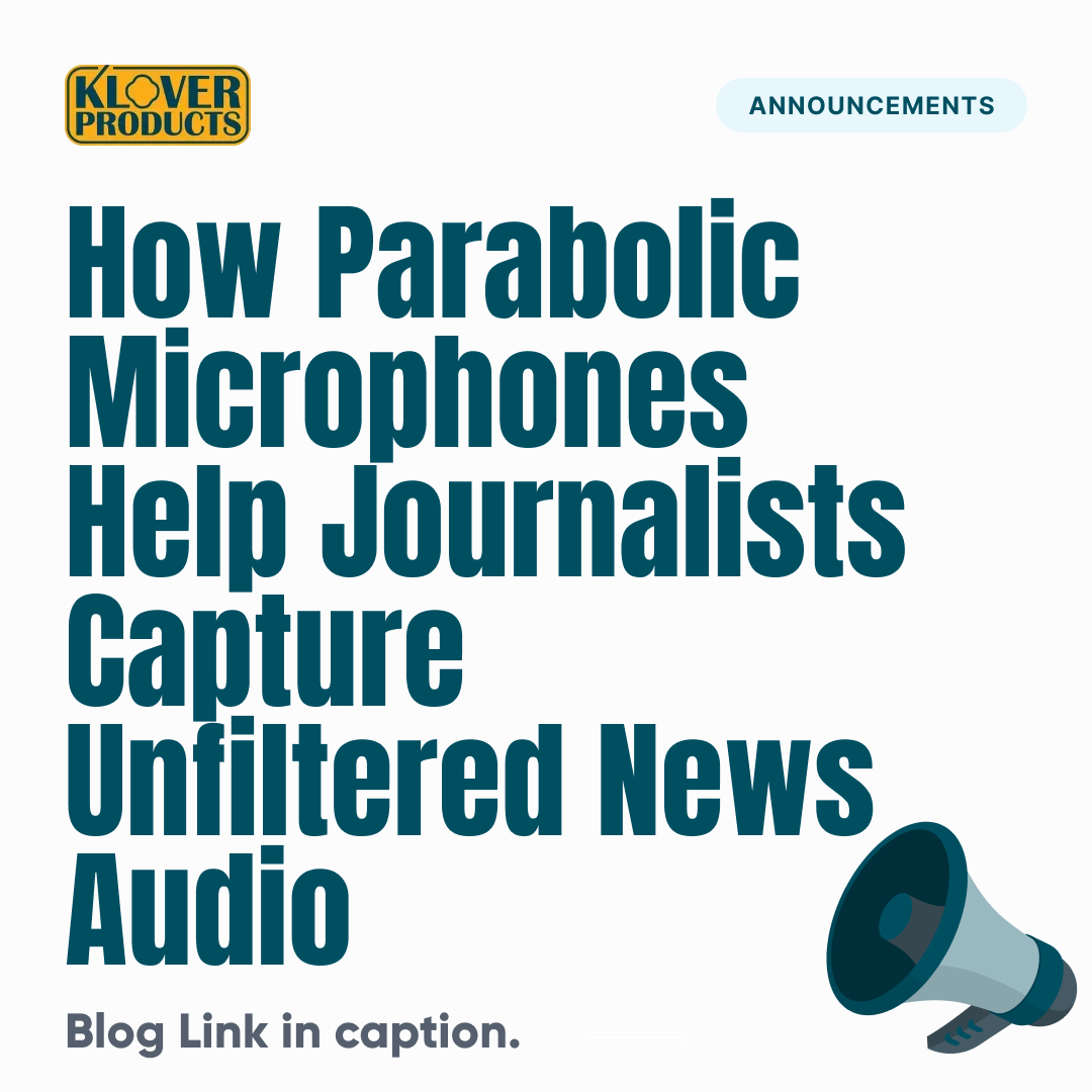 kloverprod1's tweet photo. Read the full blog
https://t.co/XyVMWMHJLz

#KloverMiK #parabolic #parabolicmicrophone #microphone #audio #audioproduction #production #foryou #foryoupage https://t.co/yn8wKdCQxm