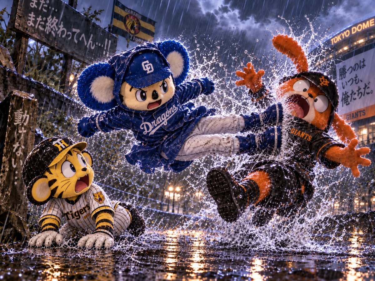 A_love_Mk50's tweet photo. 正解は
トラッキーに助っ人参上！
でしたーーー！

やるやん！ドアラ！ https://t.co/4mKoMHIldZ