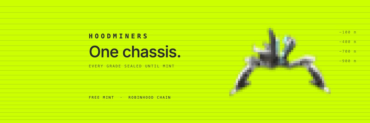 MRR1572's tweet photo. Nucleus Giving 1031 GTD WL Spots @hoodminers_rh.

5,000 Supply
FREE MINT
Robinhood Chain

To Enter 👇
• Follow @hoodminers_rh 
• Like + RT ❤️
• Participate On Nucleus Event

Limited Time 5 day Only ❗ https://t.co/eL8YELOV8p