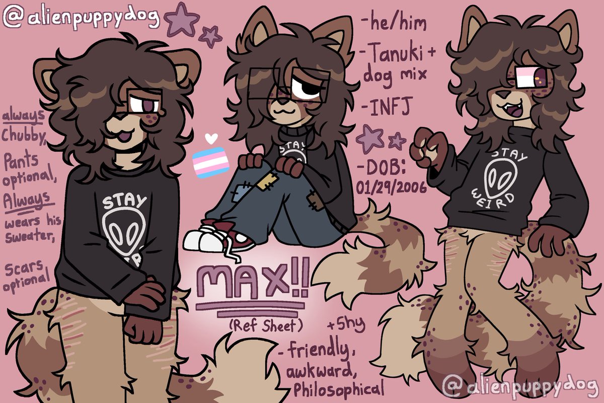 alienpuppydog's tweet photo. would it be chill if I posted my ref sheet here? okay https://t.co/gOBImLgxaP