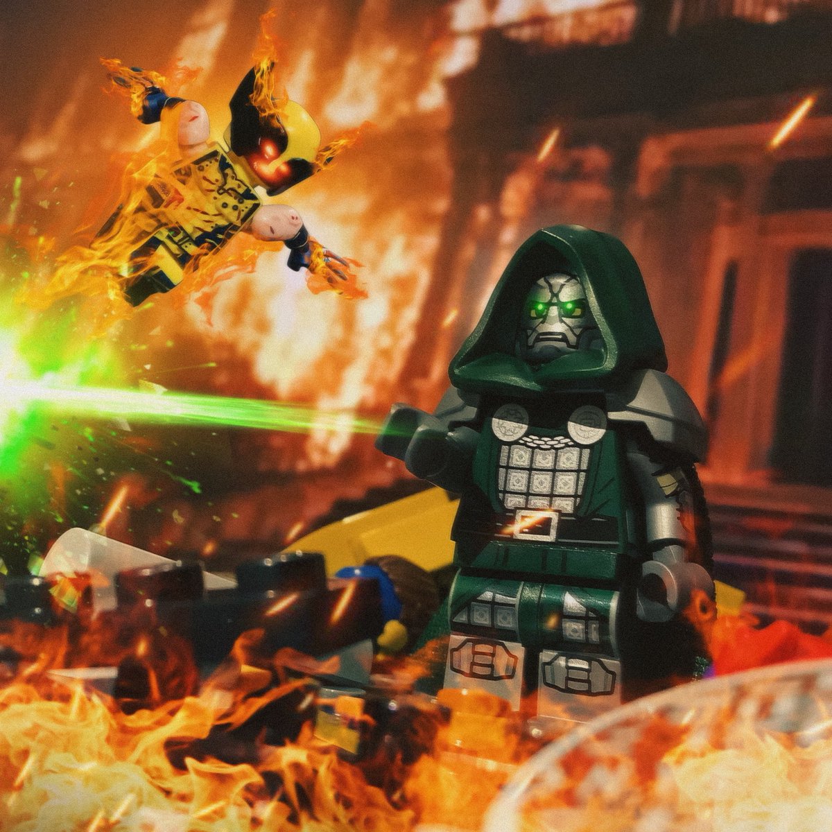 JessemHaberle99's tweet photo. I am DOOM! #avengersdoomsday #drdoom #legophotography #legocinematic #legomarvel @FireStarToys https://t.co/C4mrvhskgu