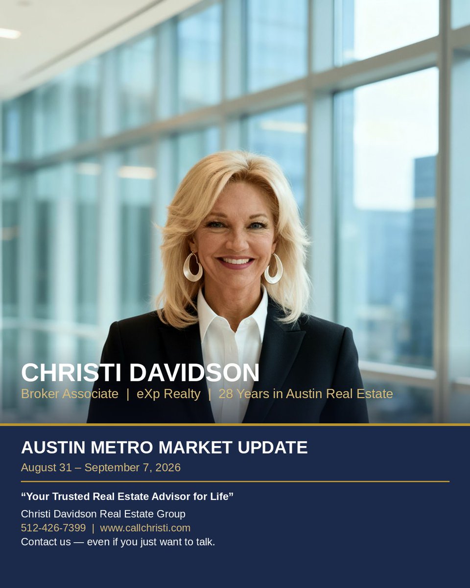 CallChristiATX's tweet photo. Labor Day reset in Austin’s housing market 🏡  
Buyers: more leverage + fresh “second-chance” listings.  
Sellers: pricing + presentation now make or break.  
Details: https://t.co/xZLYk42je9 
Questions? Call/text 512-426-7399 or email christi@davidsonregroup.com https://t.co/bFBQmwMLtI