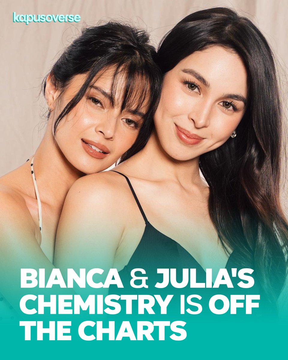 kapusoverse's tweet photo. A new photo of Bianca Umali and Julia Barretto made waves online for their undeniable chemistry.

They are both set to co-star in Star Cinema's 'Always Yours, Never Mine' alongside Joshua Garcia, set for theatrical release on September 30. https://t.co/txfEh0WDFp