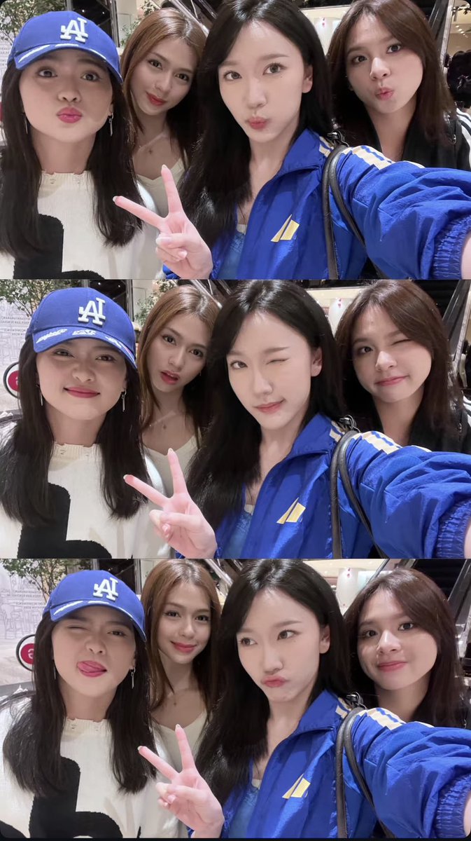 FreeCaramell's tweet photo. Biru putih bgt nihhh???🤏🏾💙🤍🤏🏾 @AdelRevaaa @L_MarshaJKT48 @I_KathrinaJKT48 @_zeeasadel https://t.co/sZTQIkwSgH