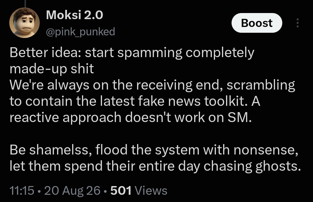 pink_punked's tweet photo. @ImperiumHindu Yes. We waste entire days countering fake news, without getting any constructive work done. https://t.co/pXjT4qu6a2