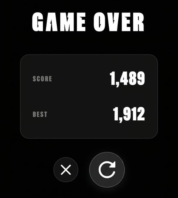 Click_nft's tweet photo. drop your high scores below 👀

whoever beats mine will be added to the wl. 👀 https://t.co/wnKE2bWreK