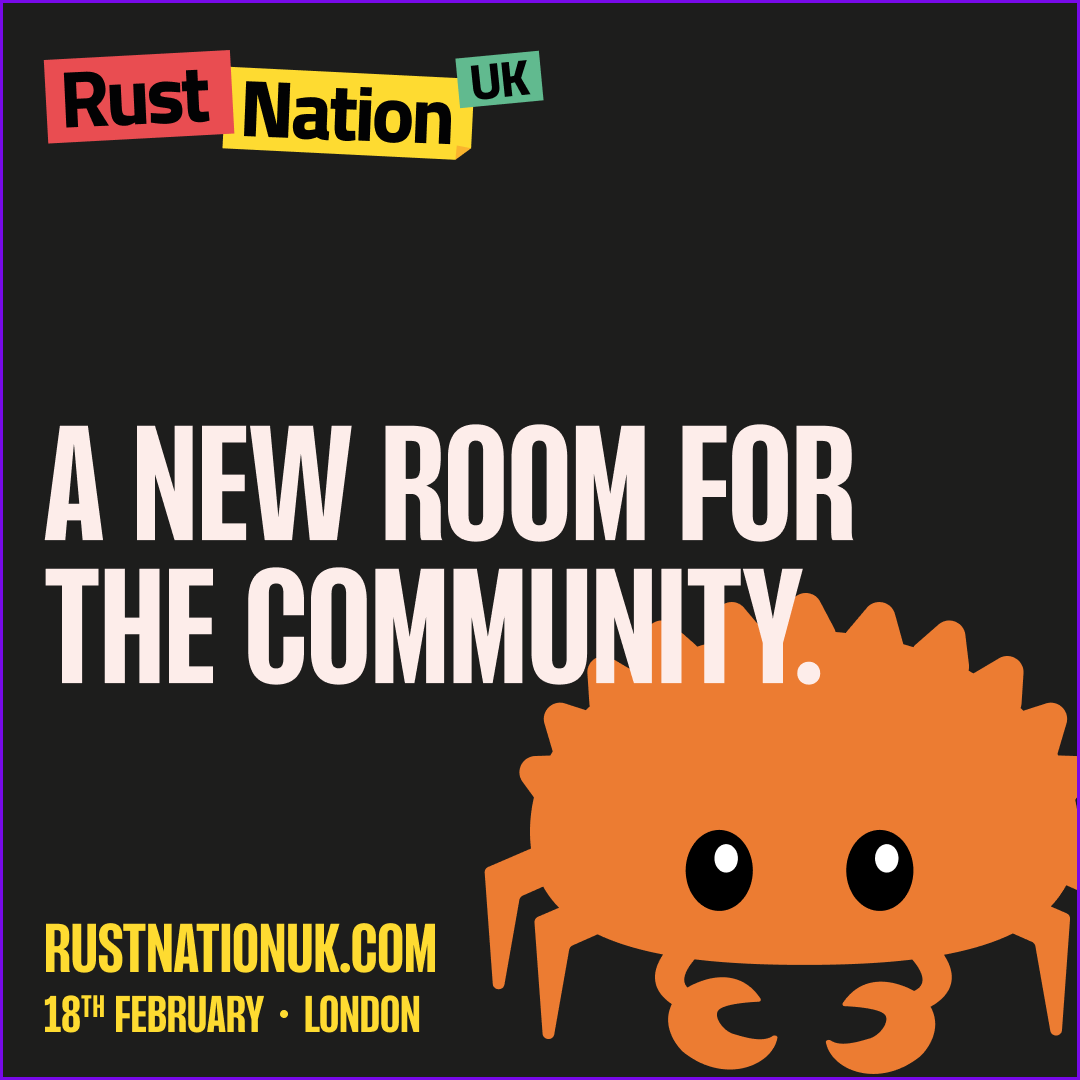 RustNationUK tweet picture