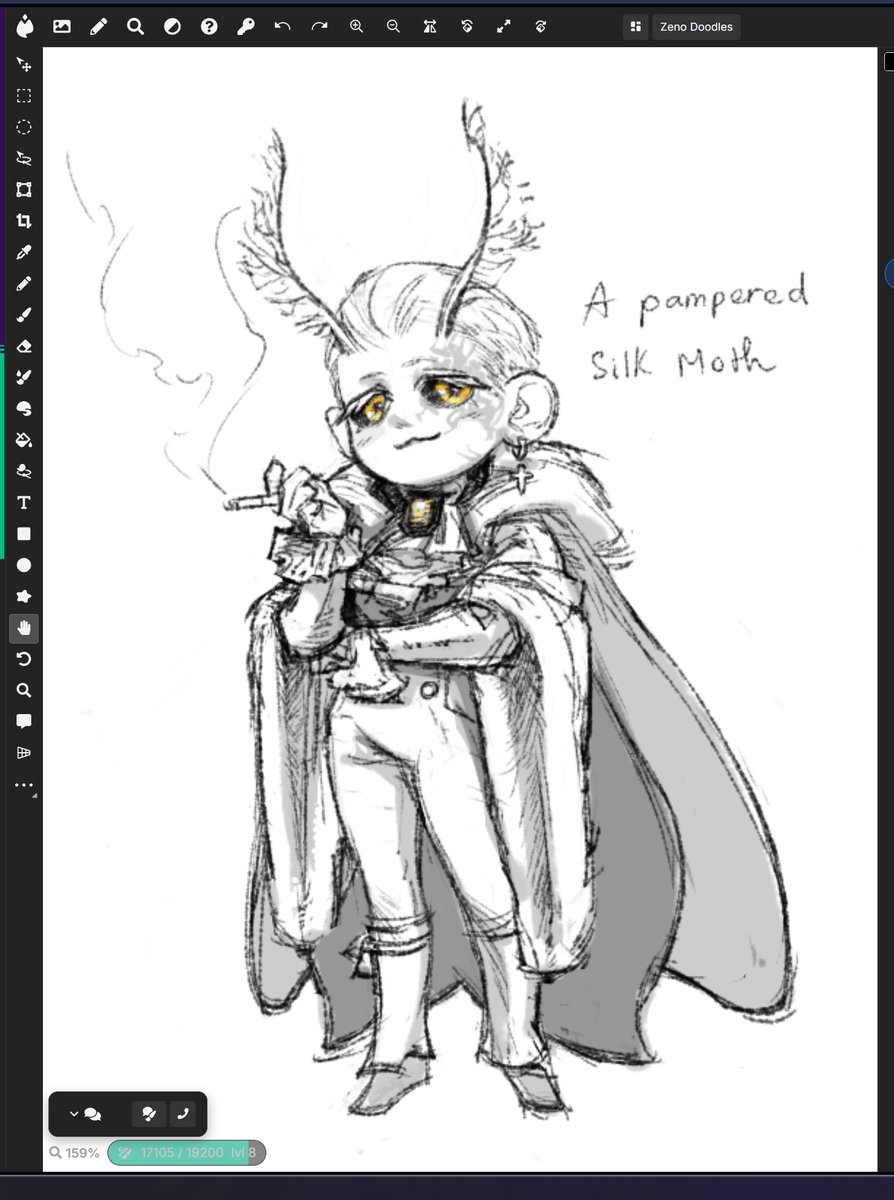 SleeptilIdie's tweet photo. Silk moth Zeno ☺️ https://t.co/i9PkIRPZYQ