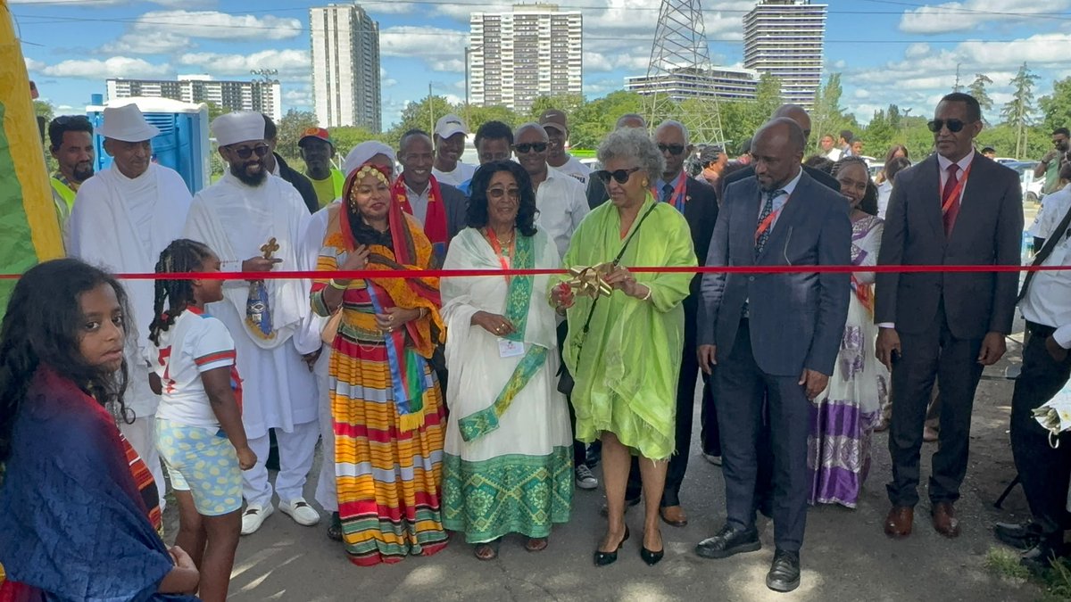hawelti's tweet photo. #FestivalSeason: Annual Festival of the Eritrean Community in Canada held in Toronto on the weekend.

Opening ceremony presided by Ambassador Sophia Tesfamariam with attendance of Representatives of various organizations; Community Elders; and Religious Leaders.  

Various activities held under overarching themes of: further consolidation of the community's cohesiveness and harmony; strengthening of cultural identity; as well as enhancement of greater mobilization and organizational development.  

Chairman of the Organizing Committee, Mr. Temesgen Tirfe, underlined crucial role of the Festivals in transferring cherished societal values to future generations.