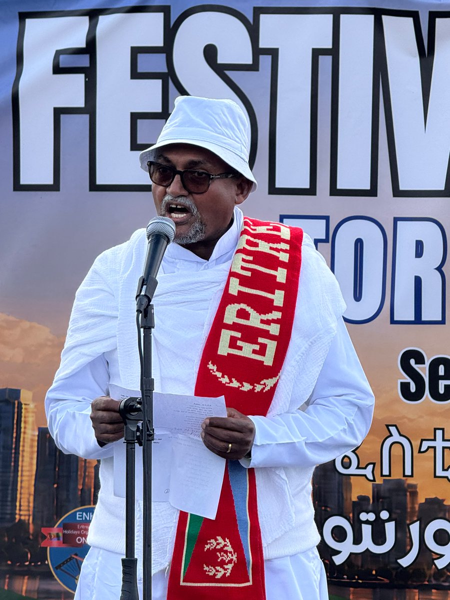 hawelti's tweet photo. #FestivalSeason: Annual Festival of the Eritrean Community in Canada held in Toronto on the weekend.

Opening ceremony presided by Ambassador Sophia Tesfamariam with attendance of Representatives of various organizations; Community Elders; and Religious Leaders.  

Various activities held under overarching themes of: further consolidation of the community's cohesiveness and harmony; strengthening of cultural identity; as well as enhancement of greater mobilization and organizational development.  

Chairman of the Organizing Committee, Mr. Temesgen Tirfe, underlined crucial role of the Festivals in transferring cherished societal values to future generations.