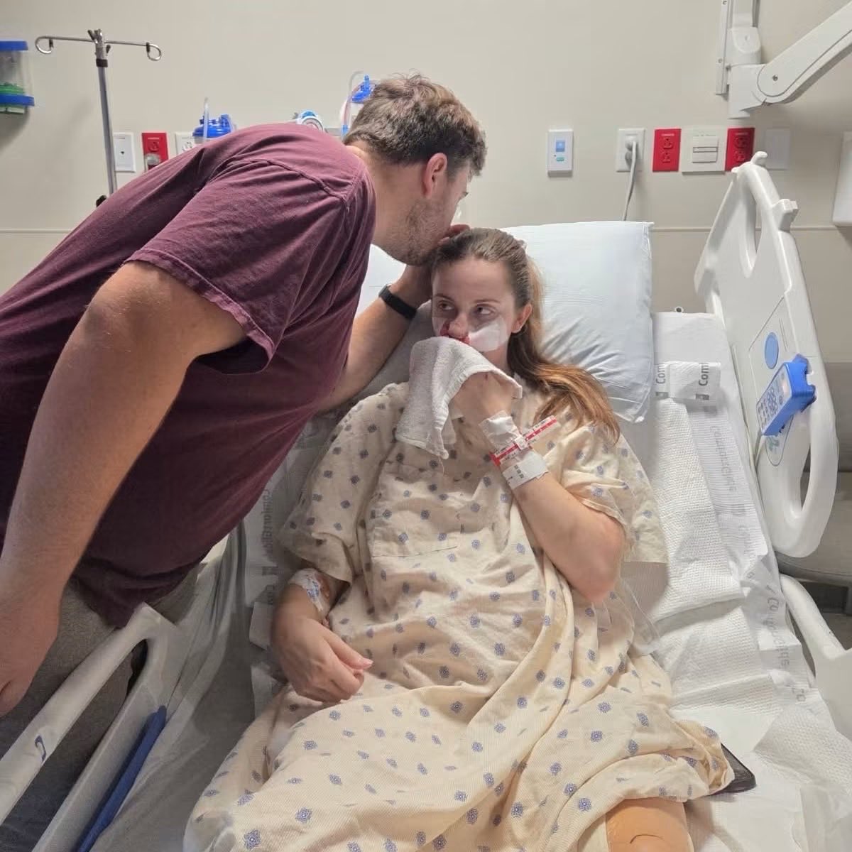 RustySuretteTV's tweet photo. ❤️‍🩹 AN AGGIE FAMILY COULD USE SOME HELP

I received an email from Connor Fitzhugh asking if I could help share what he and his wife, Samantha, have been going through over the past several weeks.

Samantha graduated from Texas A&M’s nursing school after living in College Station since 2022. She and Connor had just moved to the Austin area, where Samantha was beginning her dream job as a Labor & Delivery nurse.

But on just her second day of work, their lives changed in an instant.

Connor says Samantha was driving to work when she was T-boned by a large truck that ran a red light. Their only vehicle was totaled, and Samantha suffered life-threatening injuries, including a crushed pelvis, broken vertebrae, broken collarbone, severe facial injuries, and bleeding in her brain and elsewhere internally.

She underwent multiple surgeries, spent a week in the ICU, and another week in the hospital. Now, Samantha is going through rehabilitation and learning how to walk and do everyday things again.

The couple says the crash has also created a tremendous financial burden. Samantha had planned to work while Connor began college, but she has been unable to start her new job. They're now facing rent, regular bills, medical expenses, transportation to rehabilitation, and other costs while navigating what could be a lengthy legal process.

The good news is Samantha says she's making progress. ❤️ In an update, she said she's already learning to do things independently again and is incredibly grateful that the support they've received has allowed her to focus on recovery.

Connor reached out hoping the Aggie family might rally around one of its own. 👍

If you're able to donate, their GoFundMe is linked in this post. If you can't, a share and some prayers for Samantha's continued recovery would certainly mean a lot.

Get well soon, Samantha! Gig ’em! 👍❤️
https://t.co/SCVOx8NHkL