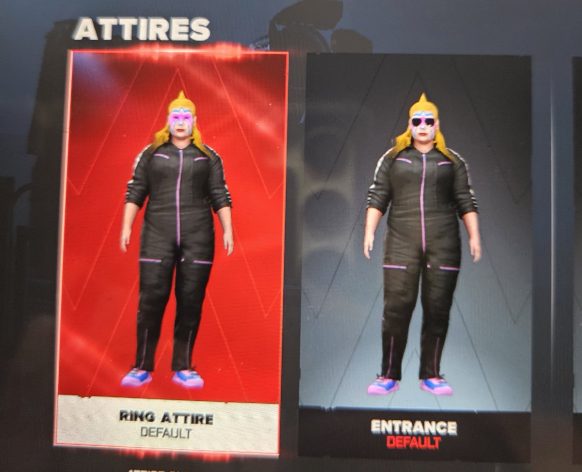 Tsu7Ki's tweet photo. メガトン作ったがお～
#wwe2k26 
#メガトン 
#MEGATON 
#mari_gold https://t.co/w23fndynX7