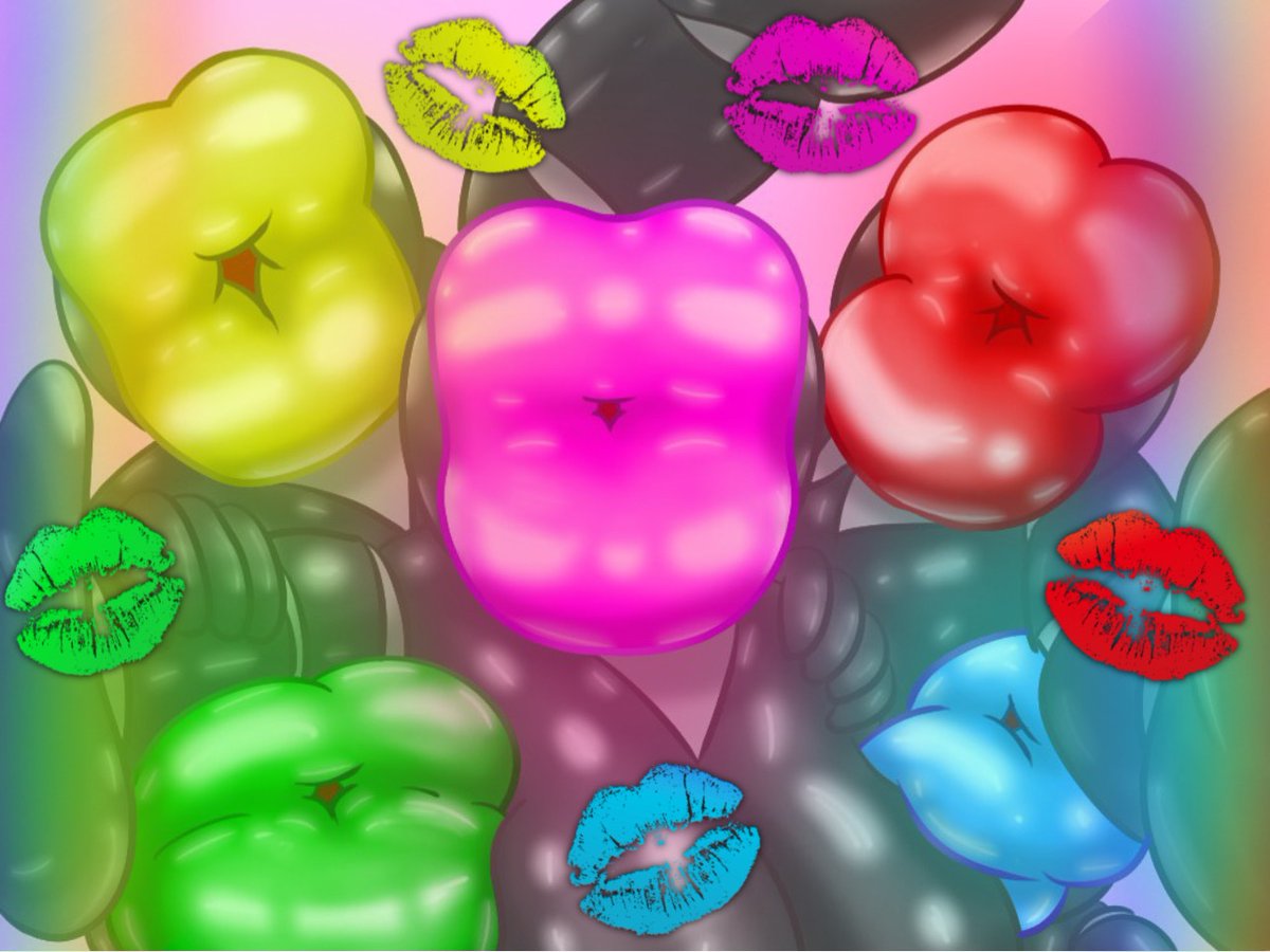 KissingFindom's tweet photo. Boss: Rainbow Kissy!~🌈

Reached the Big Boss did you my cute Hero!~✨

Let me reward you for making it all the way, “Rainbow Barrage”!~💄

Mwahhh!~❤️ Smooch!~💛 Chuuuu!~💚 Mmmph!~💙 MmmPop!~🩷

Melt under our colorful mind numbing lips, give up, obey your Rainbow Mistress!~🌈💋 https://t.co/P9vYaqzNau