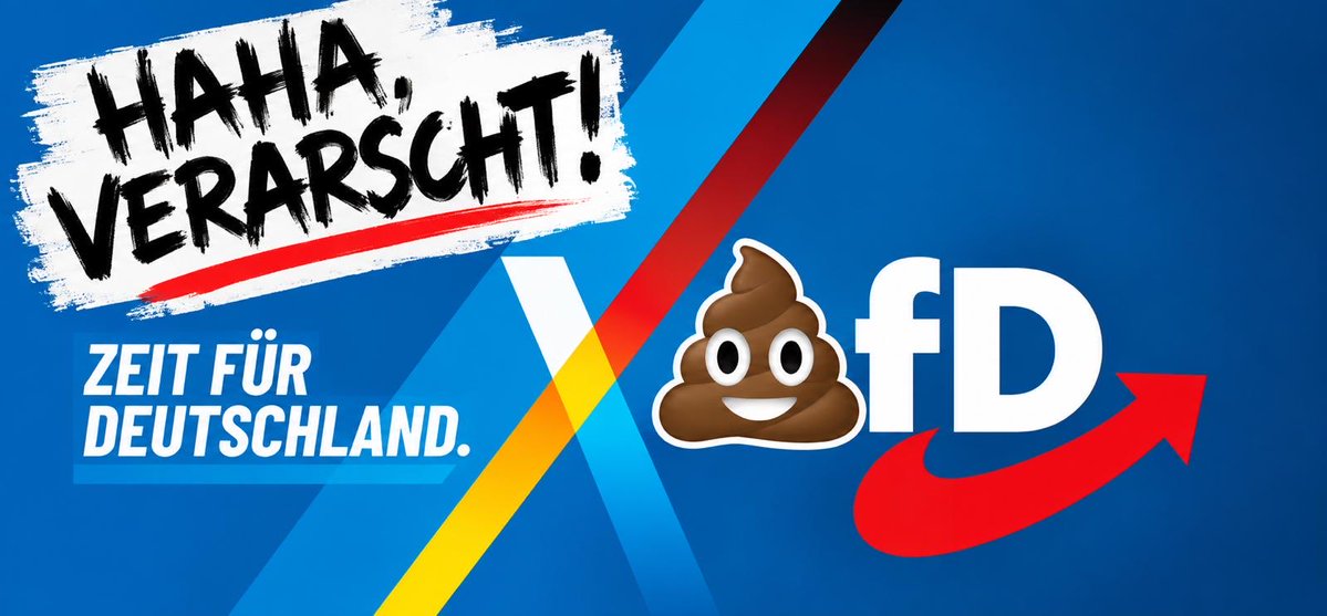 gdswirkt's tweet photo. Kleine Durchsage an alle, die glauben, die AfD sei der Aufstand gegen „die da oben“:

Ihr bekommt keine billigere Miete, weil ein Flüchtling abgeschoben wird.

Euer Lohn steigt nicht, weil eine Regenbogenflagge verschwindet.

Eure Rente wird nicht sicherer, weil jemand „Remigration“ ruft.

Und die Pflegekraft steht auch nicht plötzlich am Bett, weil im Parlament gegen Bürgergeldempfänger gewettert wird.

Man verkauft euch Feindbilder als Sozialpolitik.

Ihr sollt nach unten treten und glauben, ihr würdet damit nach oben rebellieren.

Plot Twist: Ihr rebelliert nicht gegen das System. Ihr habt nur jemanden gefunden, der euch erklärt, wem ihr die Schuld geben sollt.

Haha. Verarscht.