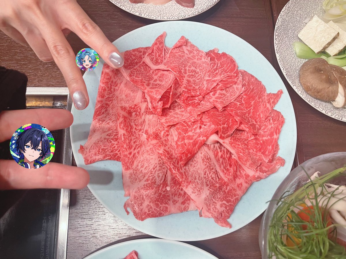 tcbn0404's tweet photo. ゆたたとご飯食べてきた🍚🥩
熱い話でそれはもう涙無しでは語れません。
めちゃ美味しかったよ꒰՞ ܸ. . ܸ ՞꒱ https://t.co/zpN3TLivqJ