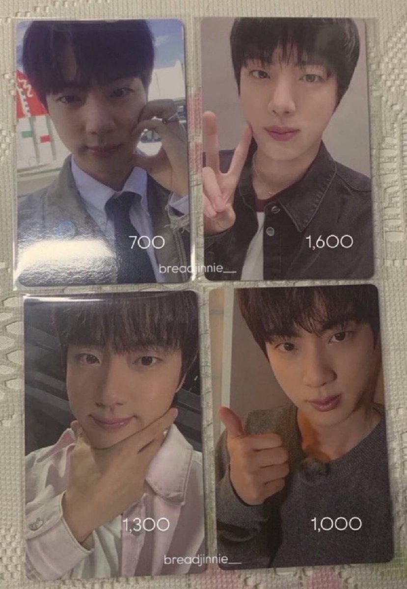 breadjinnie___'s tweet photo. SALE ❤️‍🔥 ₱4k set instead of ₱4,600 ‼️

selling as whole set only 🩷
- payo = free jnt sf &amp; pf
- loc: qc, metro mnl

wts ph bts jin pc #breadjinniecartz
# happy jpfc kakaotalk offline online weverse https://t.co/3kQGZLoIzU