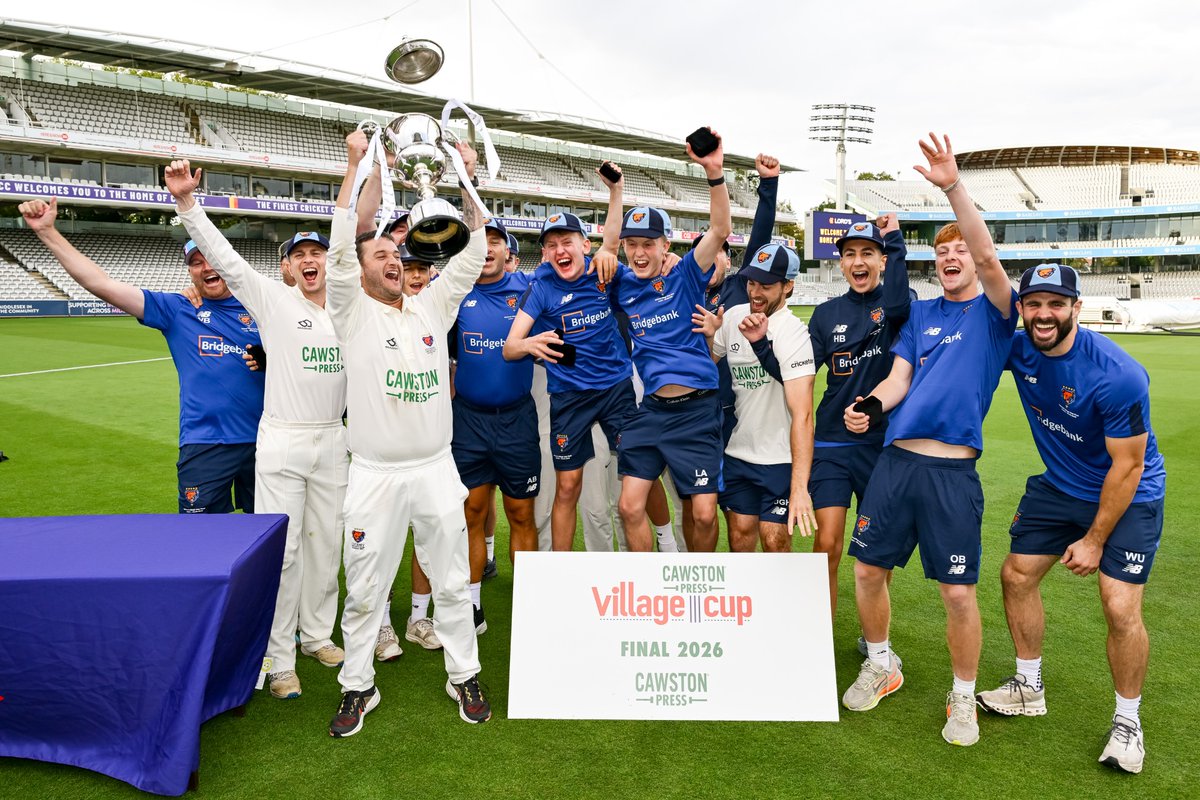 NottsPrem's tweet photo. Huge congratulations must go to @cuckneycc 2s for their remarkable National Village Cup Final victory at the weekend!

Well done to Richard Bostock and the team for their triumph at the Home of Cricket, flying the Nottinghamshire flag so very high! https://t.co/0MdGp0ozJy