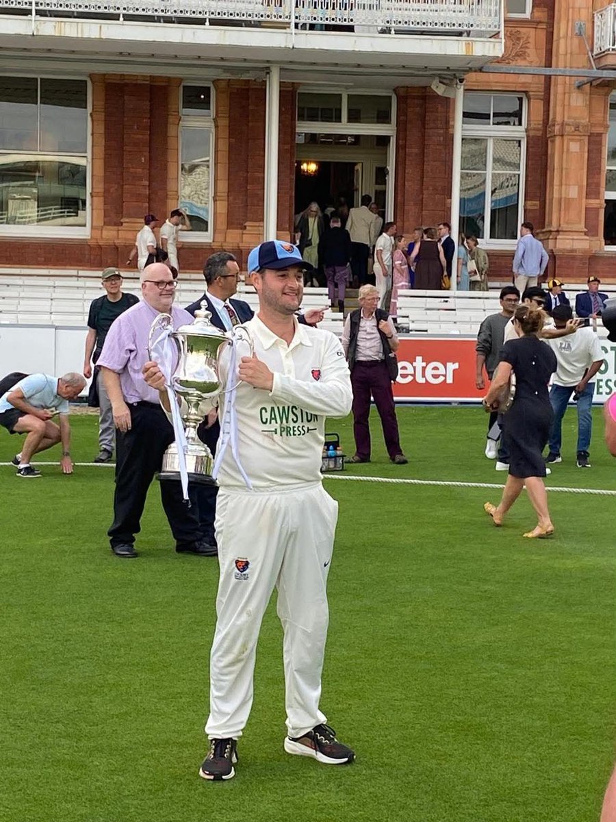 NottsPrem's tweet photo. Huge congratulations must go to @cuckneycc 2s for their remarkable National Village Cup Final victory at the weekend!

Well done to Richard Bostock and the team for their triumph at the Home of Cricket, flying the Nottinghamshire flag so very high! https://t.co/0MdGp0ozJy